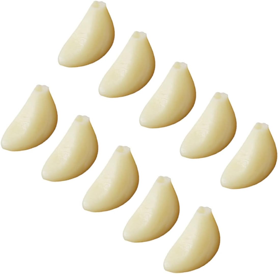10pcs Artificial Garlic Cloves for Decor and Photo Props