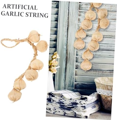 Artificial Garlic String Pendant for Home Decor and Photography
