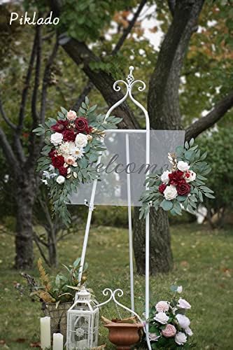 Faux Flower Swag Set of 2 for Wedding Welcome Signs