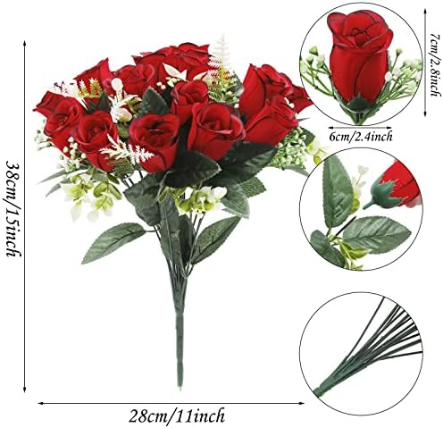 UArtlines Artificial Cemetery Flowers for Grave