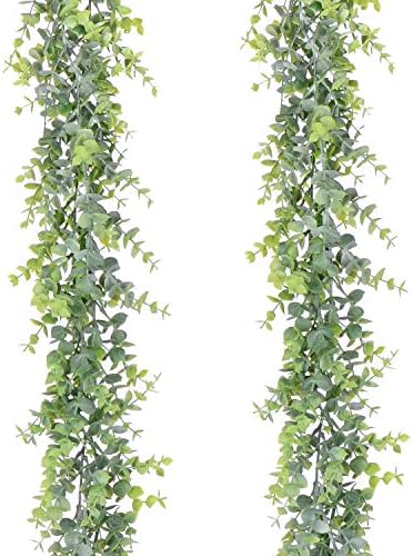 Artificial Vines Faux Eucalyptus Garland 2 Pack