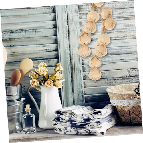 Homoyoyo Realistic Artificial Garlic Hanging Decor