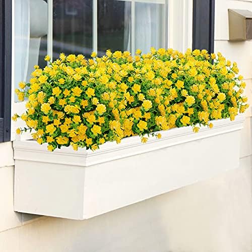 GREENRAIN Artificial Grass for Outdoor Decoration 6 Bundles