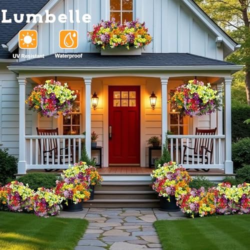 Durable UV Resistant Artificial Flowers for Outdoor Decor