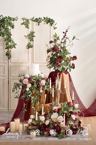Lings Moment Artificial Rose Garland 6 Pack