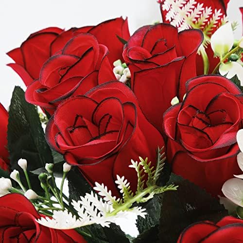 UArtlines Artificial Cemetery Flowers for Grave