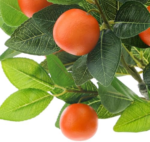 23 Inch Realistic Artificial Orange Tree with Fake Mandarin Oranges