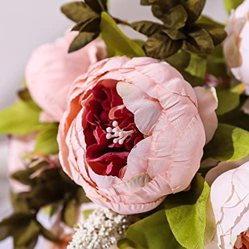 Duovlo Artificial Peony Flowers Wedding Home Decor