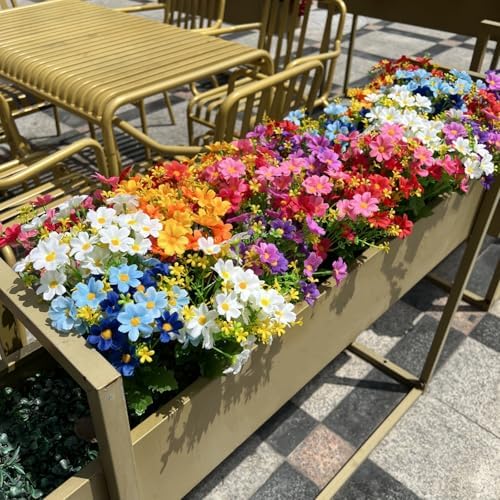 12Pcs Artificial Flowers Set for Home Garden Decor