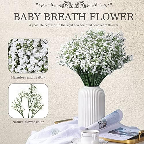 LYLYFAN Gypsophila Artificial Flowers 30 Pcs Wedding Decor