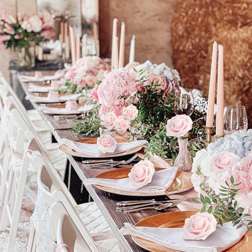 BLISOUL Artificial Flowers Real Looking Rose 25pcs