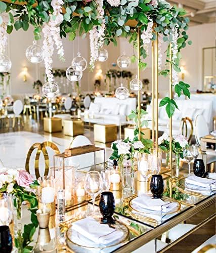 12Pcs Artificial Wisteria Flowers Hanging Garland Decor