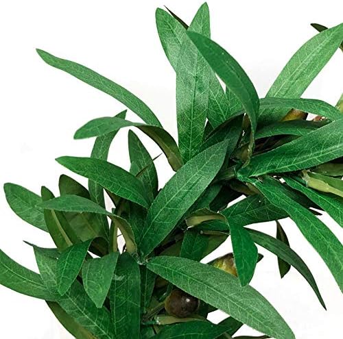 Artificial Olive Leaf Garland with Fake Fruits 2PCS