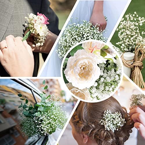 LYLYFAN Gypsophila Artificial Flowers 30 Pcs Wedding Decor