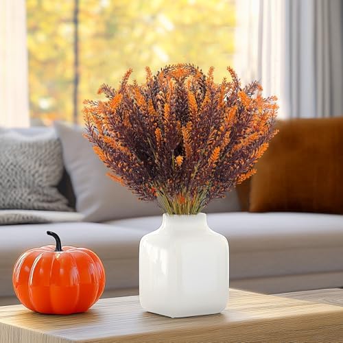 10 Bundles Artificial Fall Flowers for Outdoor Decor