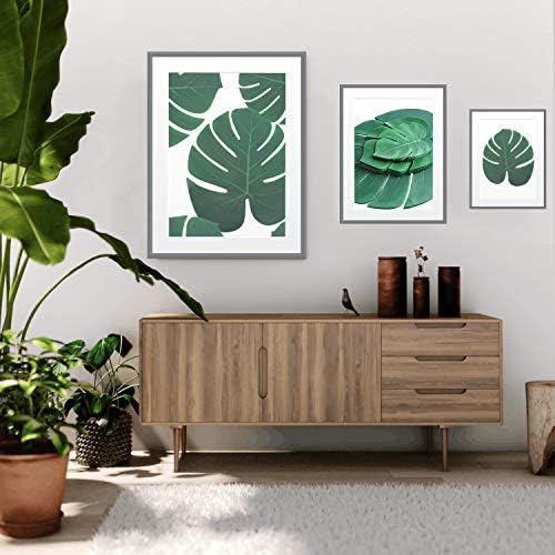 100Pcs Artificial Tropical Monstera Leaves for Home Decor