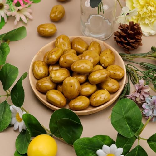 30 pcs Realistic Fake Potatoes for Decor