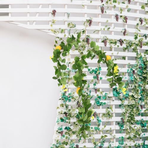 Faux Lemon Garland Artificial Plant Hanging Decor Summer Decor