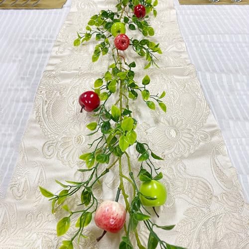 LKPOMI 62 Feet Artificial Fruit Garland