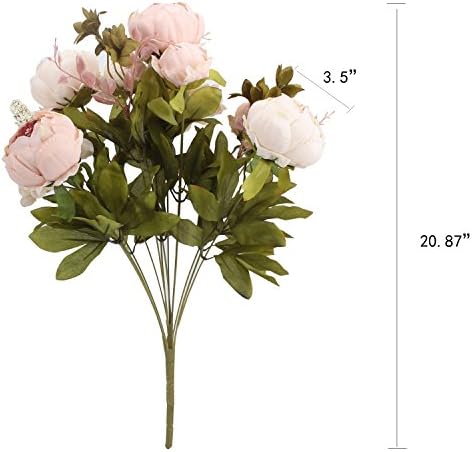 Duovlo Artificial Peony Flowers Wedding Home Decor