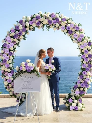 NT NIETING Artificial Flowers 25pcs Series Purple Rose