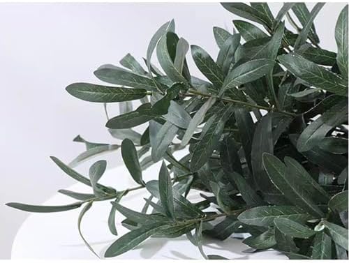 3 Pcs Faux Olive Branch Stems for Vases Decor