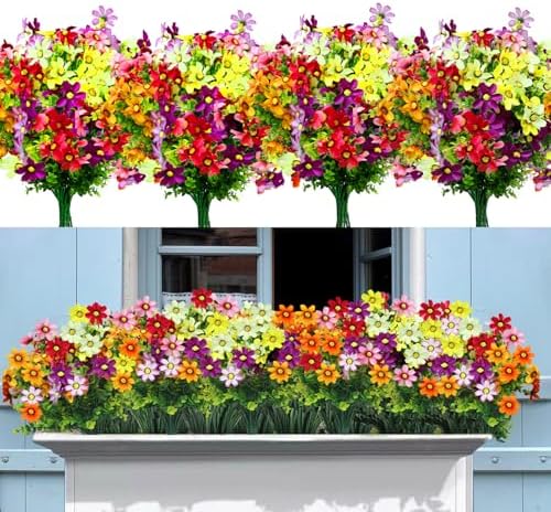 Durable UV Resistant Artificial Flowers for Outdoor Decor