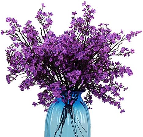 JAKY Global Artificial Flower Bouquet Purple 6 Bundle