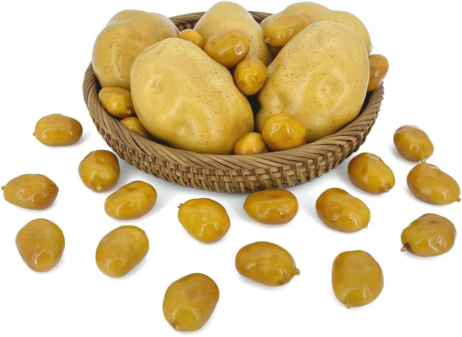 Laiiqi 35 Pcs Artificial Potato Decorations