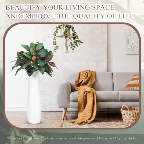 10 Pcs Artificial Magnolia Branches 32 Inch Decor
