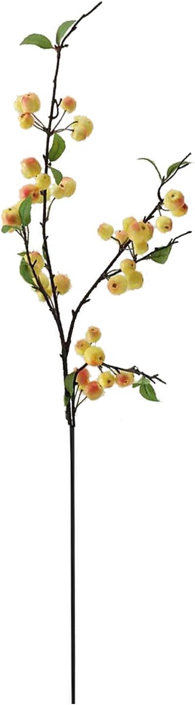 3 Pack Artificial Apple Branches with Green Leaves