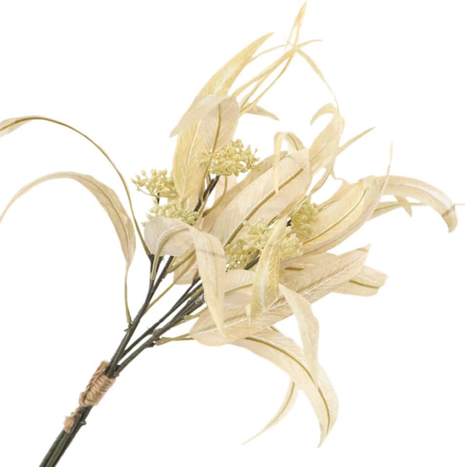Amosfun Artificial Plants with Silk Eucalyptus and Bamboo Leaves