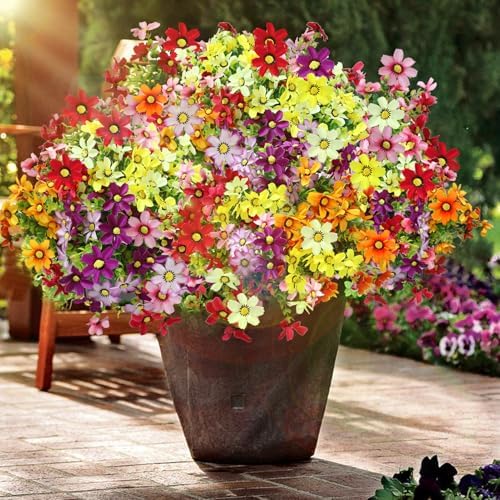Durable UV Resistant Artificial Flowers for Outdoor Decor