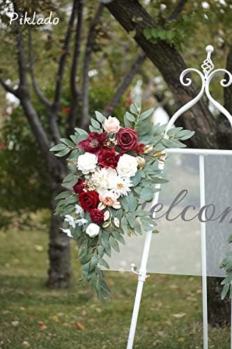 Faux Flower Swag Set of 2 for Wedding Welcome Signs