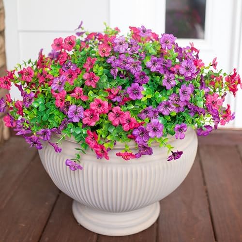 Artificial Flowers for Indoor Outdoor Garden Decor