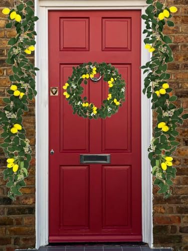 65 Ft Artificial Lemon Garland for Home Decor