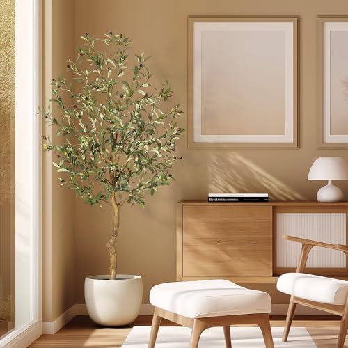 IDEALHOUSE Artificial Olive Tree 5FT Potted Topiary