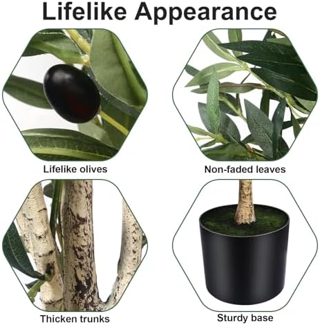 6FT Olive Tree Artificial Indoor Decor
