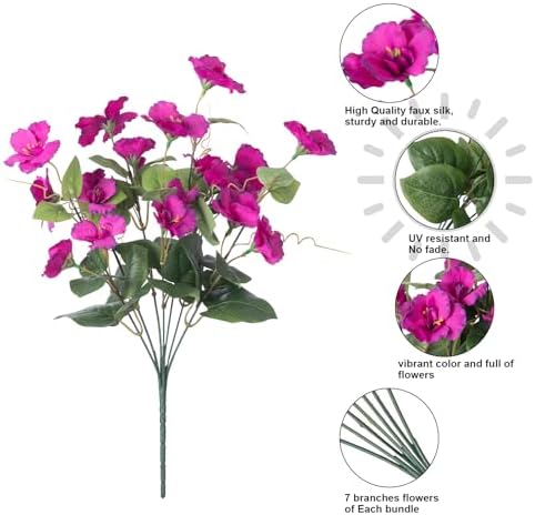 Hibiscus Artificial Flowers for Outdoor Decor