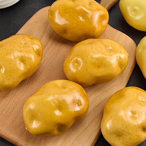 Lorigun Artificial Potatoes 5Pcs Realistic Foam Simulation