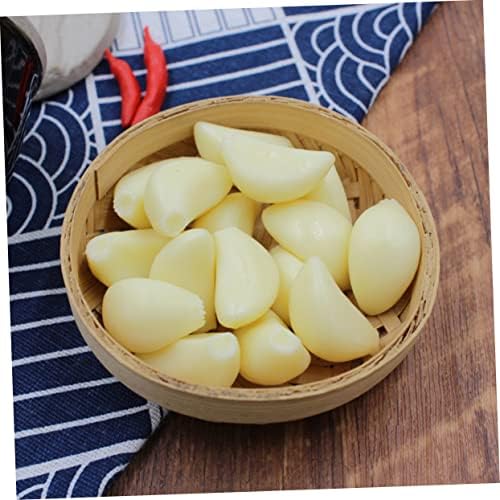 MAGICLULU 10pcs Artificial Garlic Cloves for Kitchen Display
