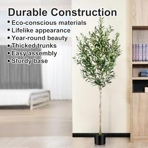 6FT Olive Tree Artificial Indoor Decor