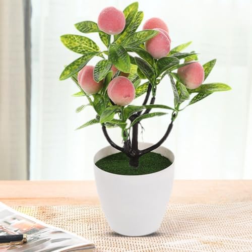 VIVIANYO HD Mini Artificial Fruit Tree with Pot