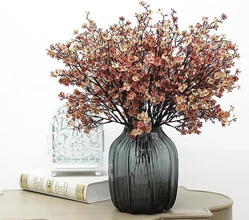 JAKY Global Babys Breath Artificial Flowers 6 Bundle Decor