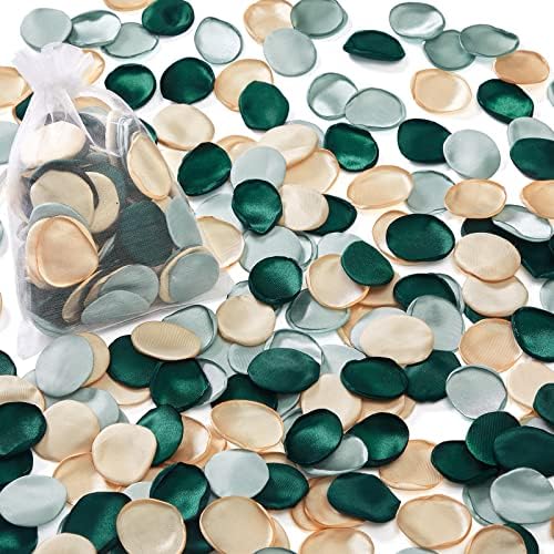 Serwalin 300Pcs Silk Rose Petals for Wedding Decorations