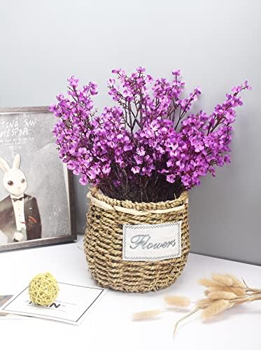 JAKY Global Artificial Flower Bouquet Purple 6 Bundle