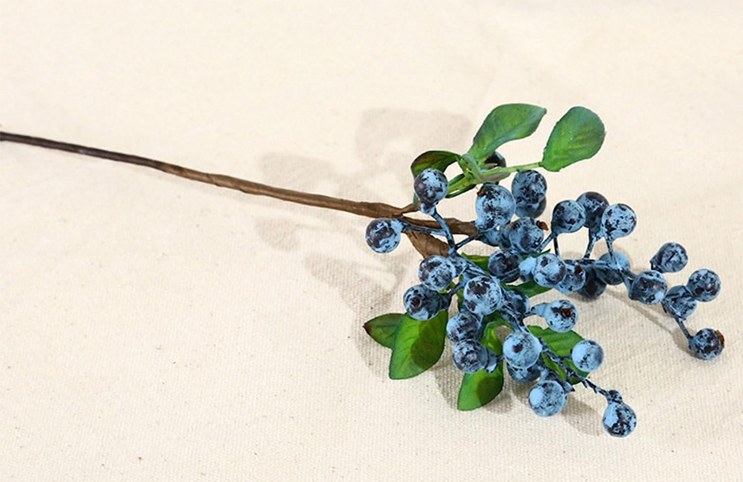Mistari Artificial Blueberry Stems 20 Pack for Decor