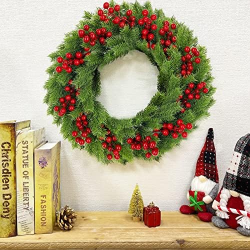 12 Pack Red Berried Holly Branches Christmas Decor