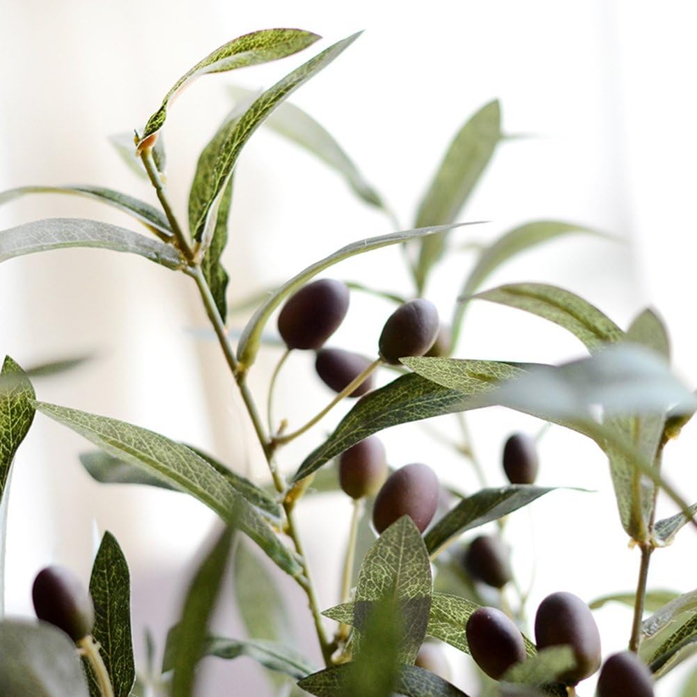 Htmeing 28 Inch Artificial Olive Branches 4pcs Set