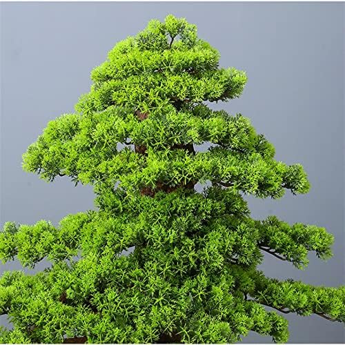 FAFACAI Artificial Bonsai Pine Tree - Gray